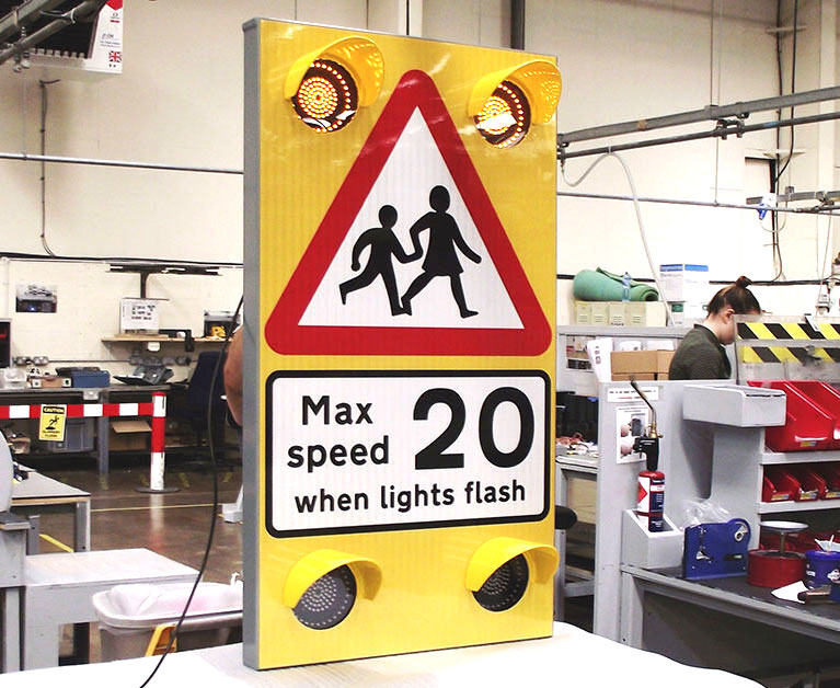 Pulsa School Crossing Light Being Built In The Factory In Telford